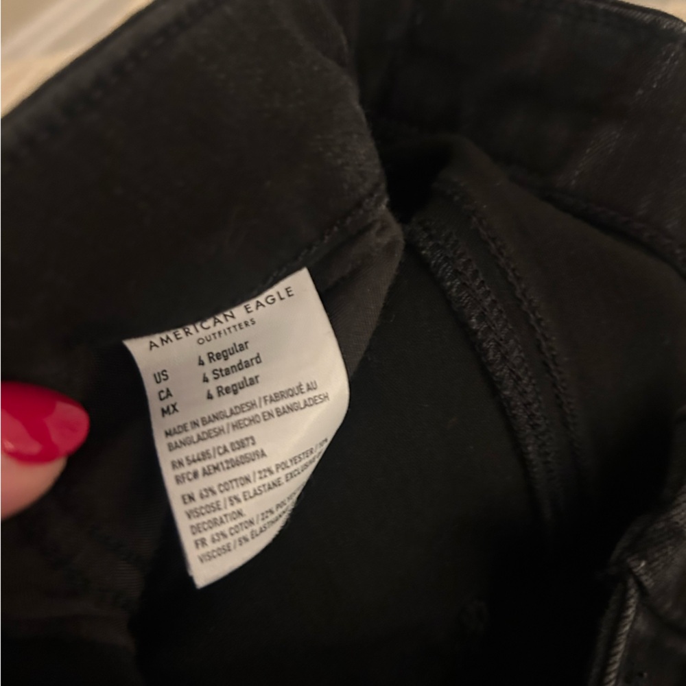 American Eagle Outfitters Black Skinny Jeans - Picture 4 of 4